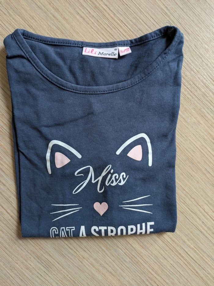 T shirt ML Lili marelle 6ans - photo numéro 3