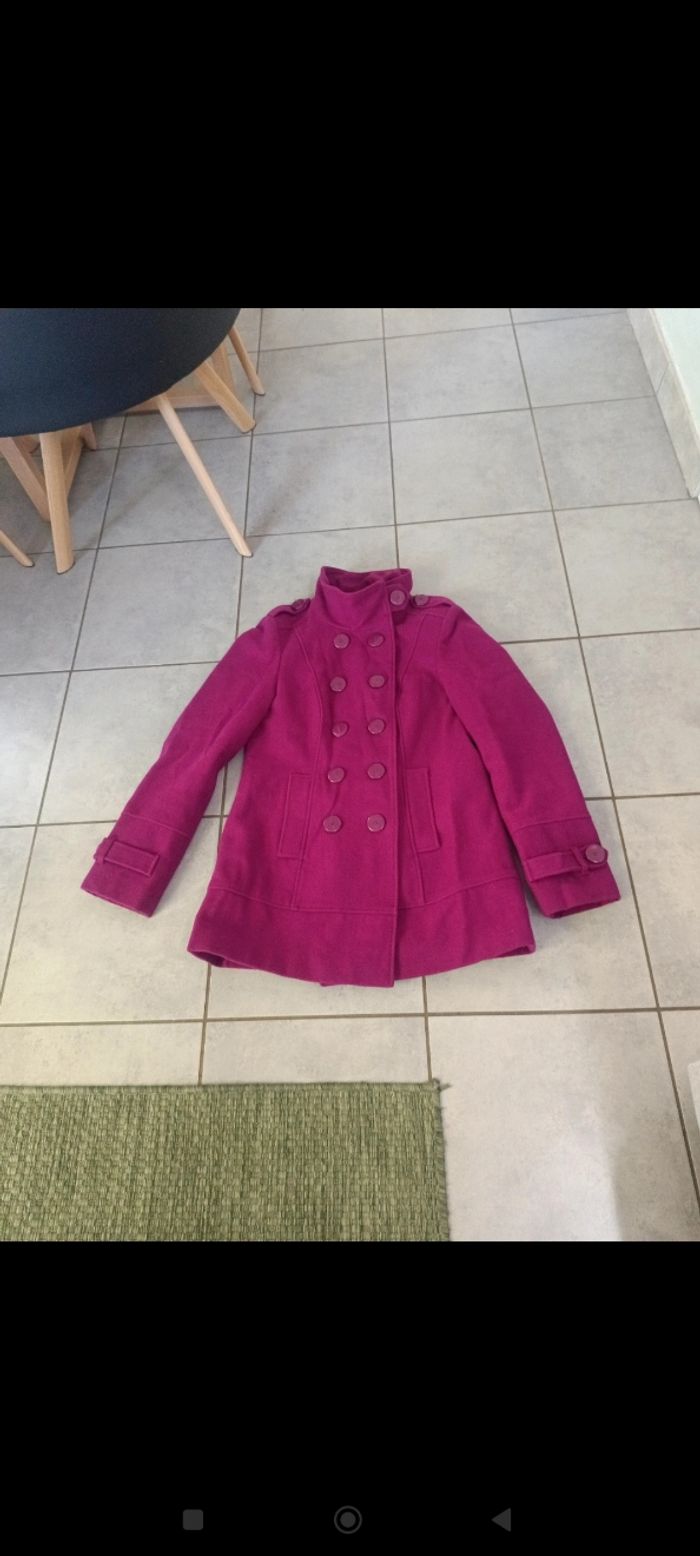Manteau prune T38