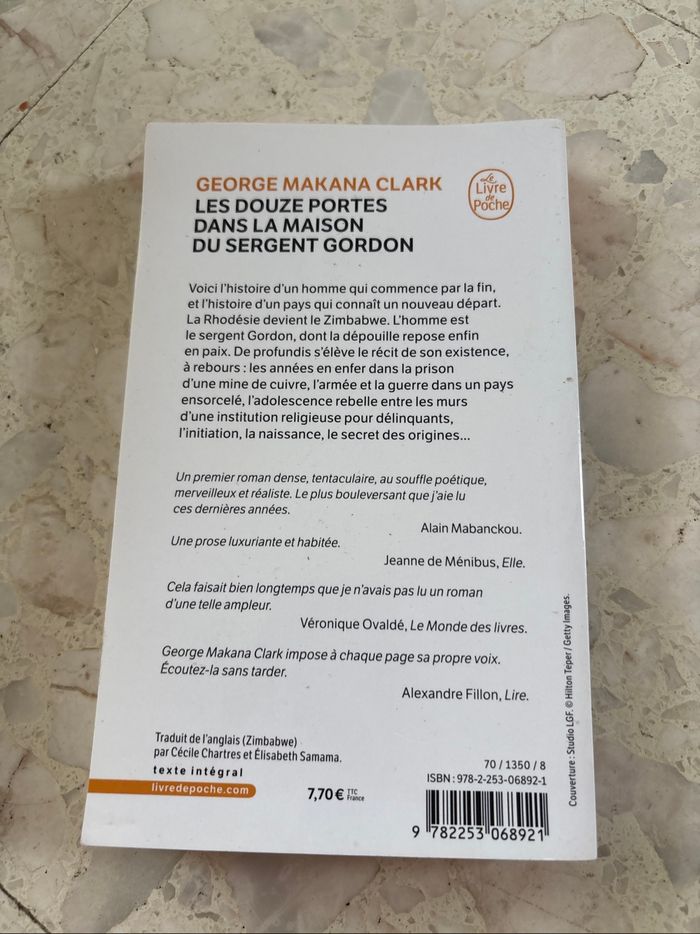📖 George Makana Clark – Les Douze Portes dans la Maison du Sergent Gordon - photo numéro 2