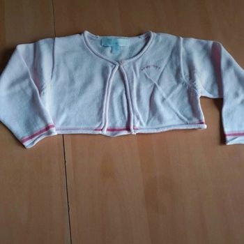 Gilet fille 6/9 mois