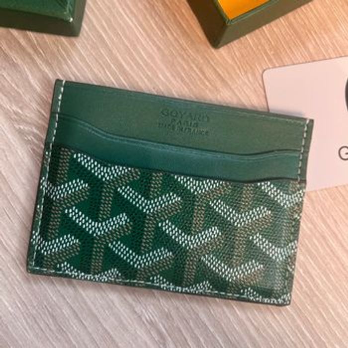 Porte carte goyard vert neuf - photo numéro 2