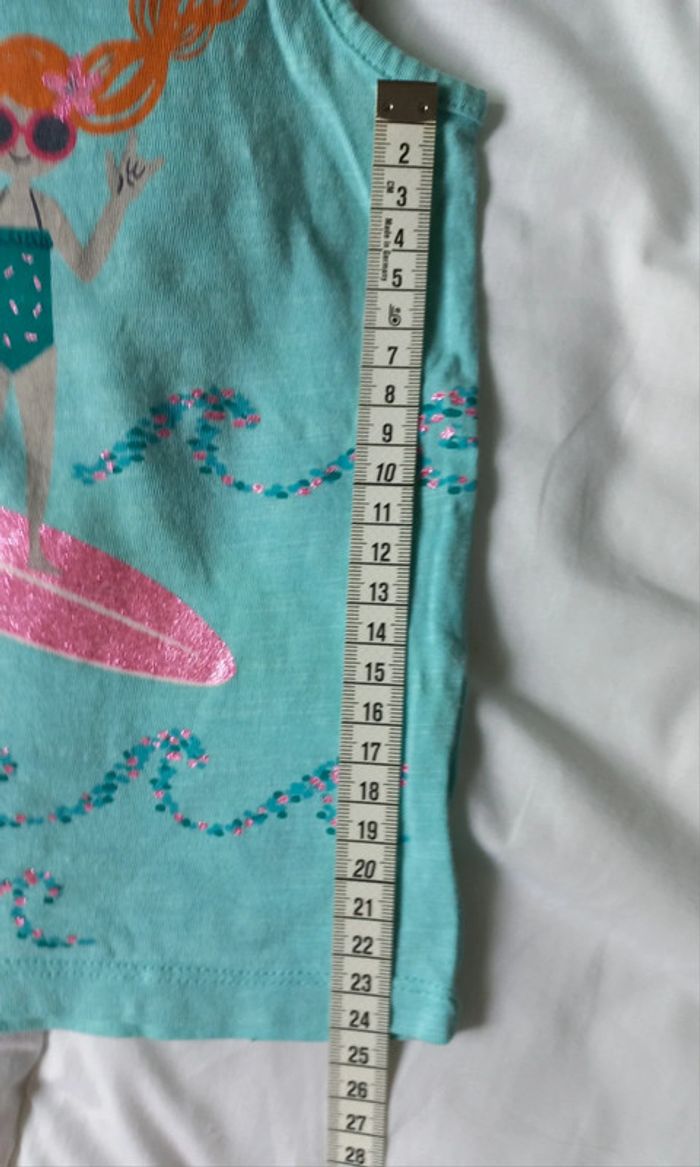 Débardeur dpam turquoise t4 - photo numéro 5