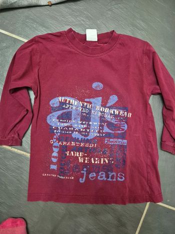 T shirt bordeaux