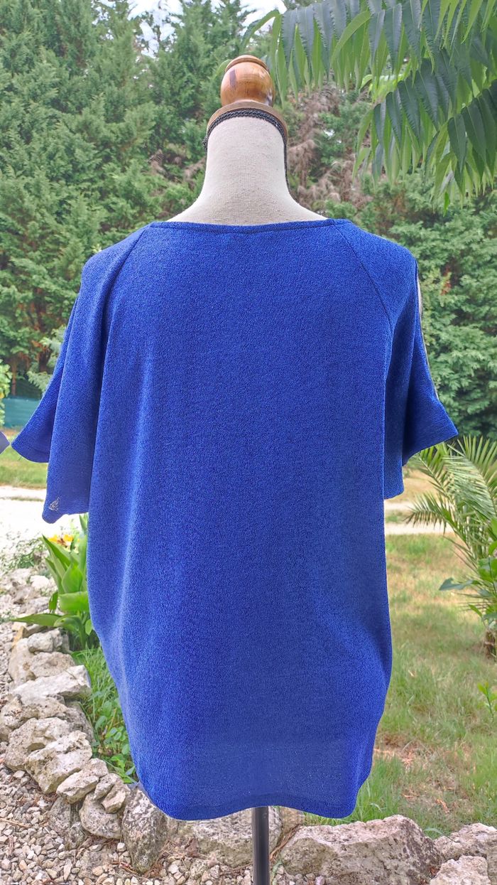 Blouse bleue - photo numéro 3
