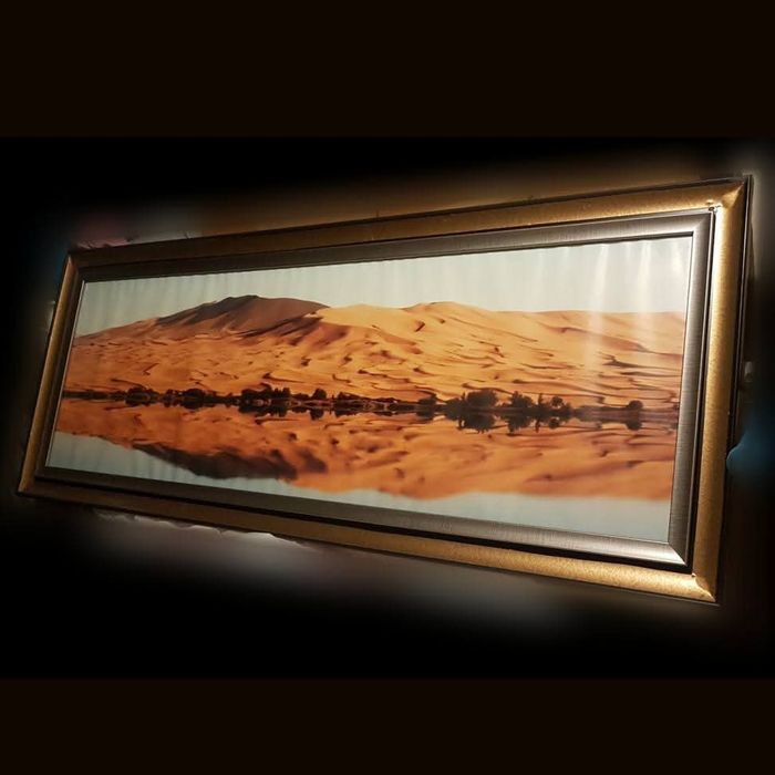 Grand cadre et tableau, désert - photo numéro 3