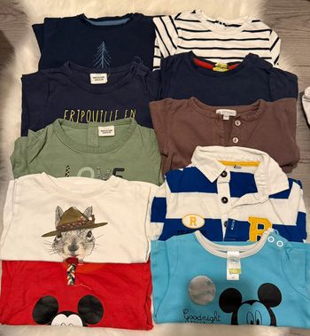 Lot t-shirt manche longue