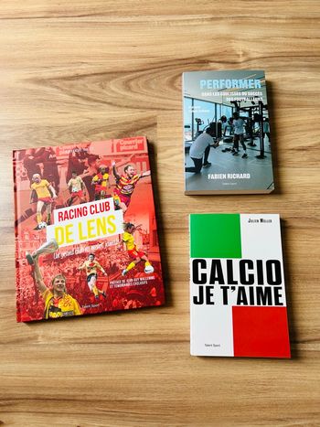 Lot de 3 livres de Foot Édition Talent Sport