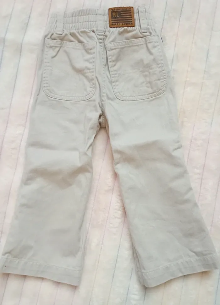 Jean's beige Ralph Lauren 3 ans - photo numéro 2