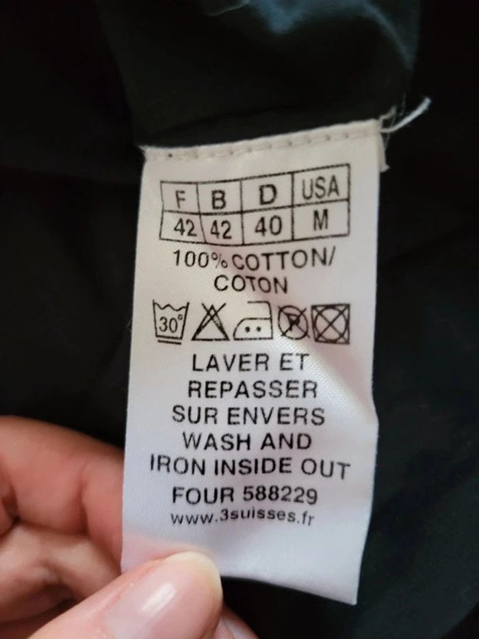 Robe Tunique type orientale noire XL 42 strass perles bijou - photo numéro 5