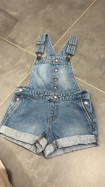 Salopette en jeans  fille 4 ans