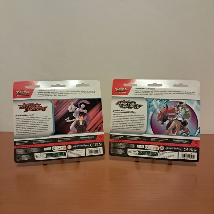 Lot 2 tripacks pokémon EV10 + EV9 scellés - photo numéro 2