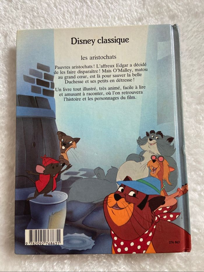Livre Disney - Les Aristochats - 1988 - photo numéro 2