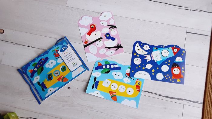 Jeu jouet éducatif peinture propre à l'eau Djeco coloriages magiques