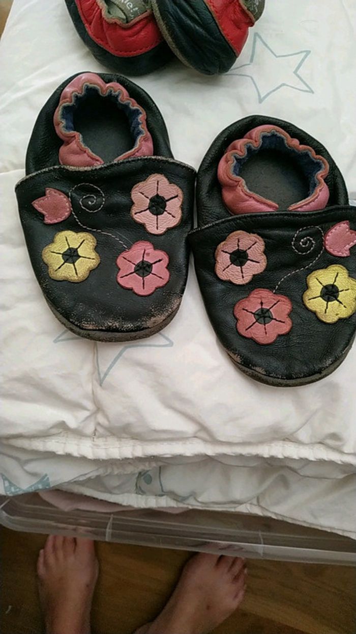 Chausson cuir
