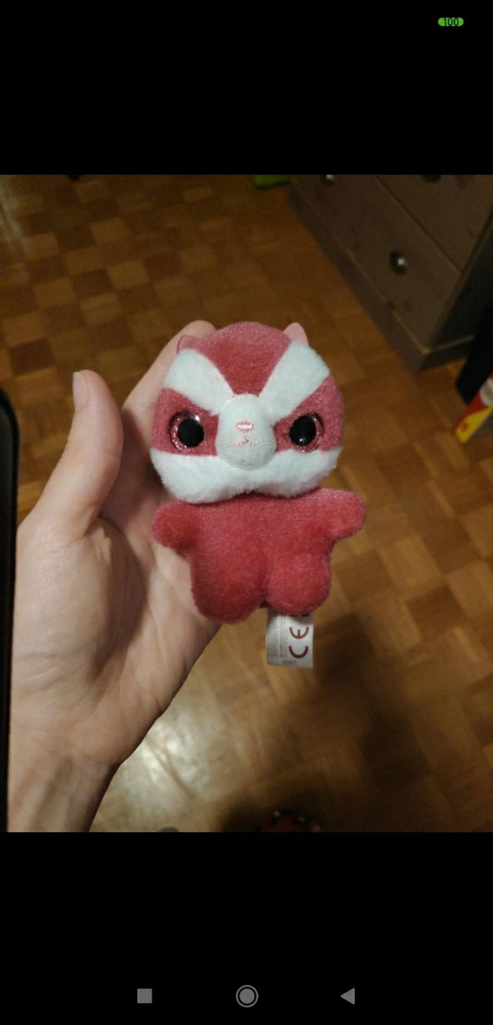 Porte clés peluche