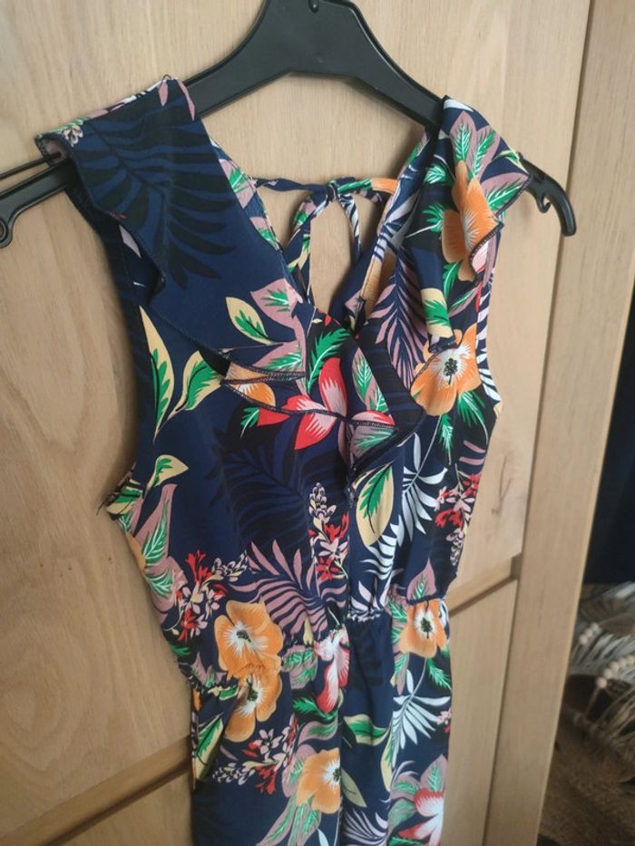 Combi pantalon fluide fleurs - photo numéro 2