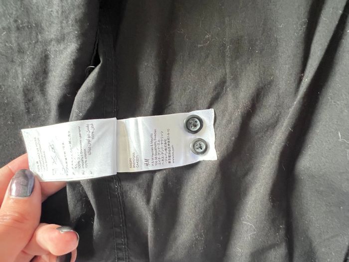 Chemise noire – taille S – H&M - photo numéro 5