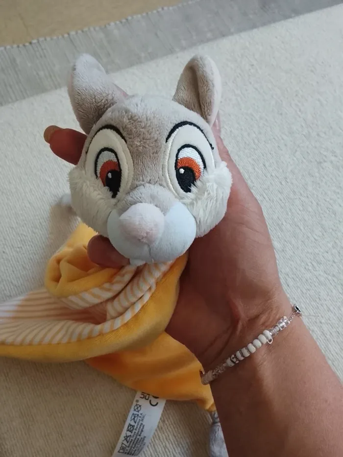 Doudou plat lapin panpan thumper - photo numéro 3