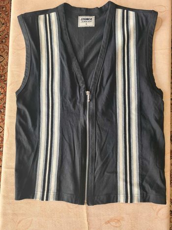 débardeur veston homme noir taille L Council