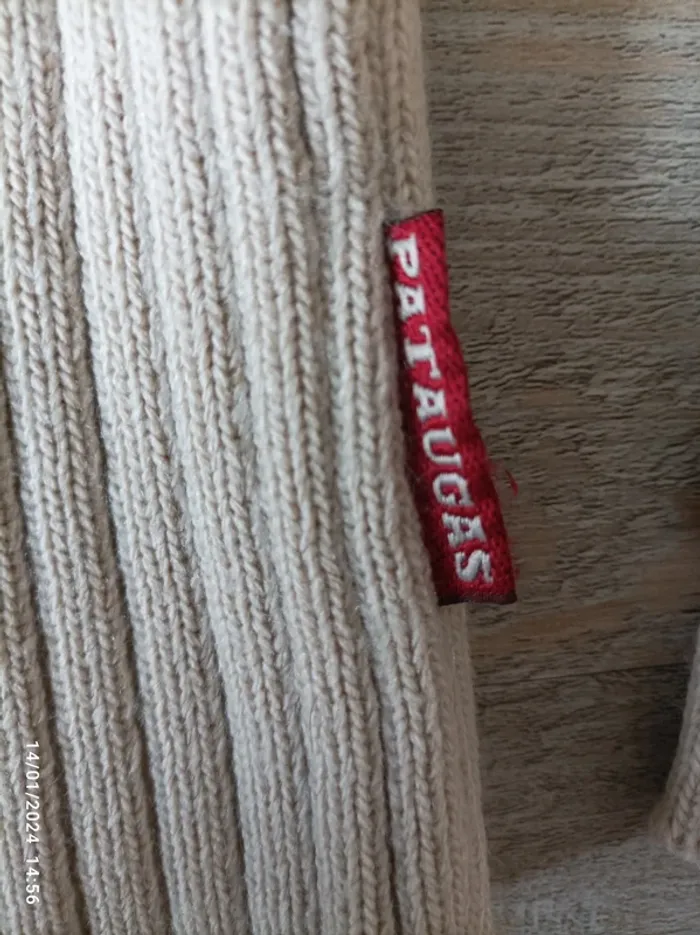 Pull vintage col V taille S - photo numéro 3