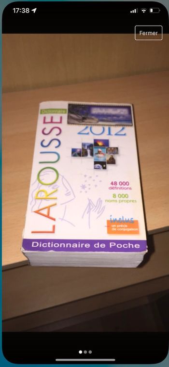 Dictionnaire Larousse 2012