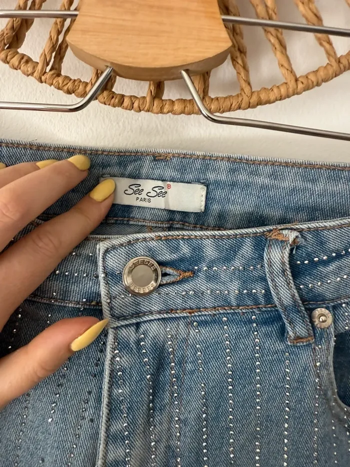 Jean strass très tendance - photo numéro 3