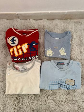 Lot vêtements garçon 23 mois / 2 ans 👕 t-shirts Adidas + coton | bon état