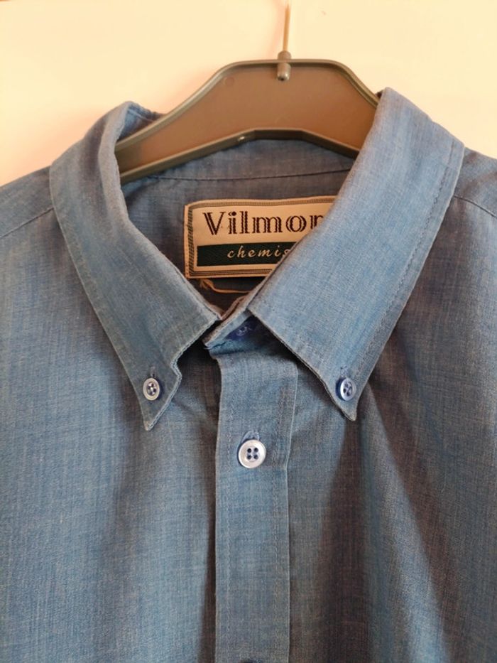 Chemise bleue vilmont - photo numéro 2