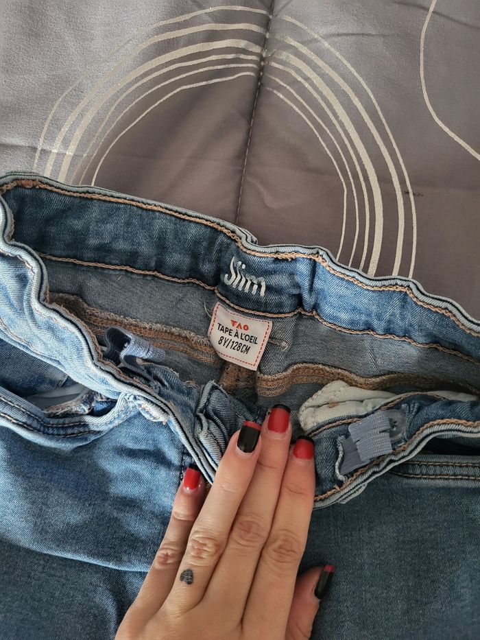 Jeans fille 8 ans - photo numéro 2