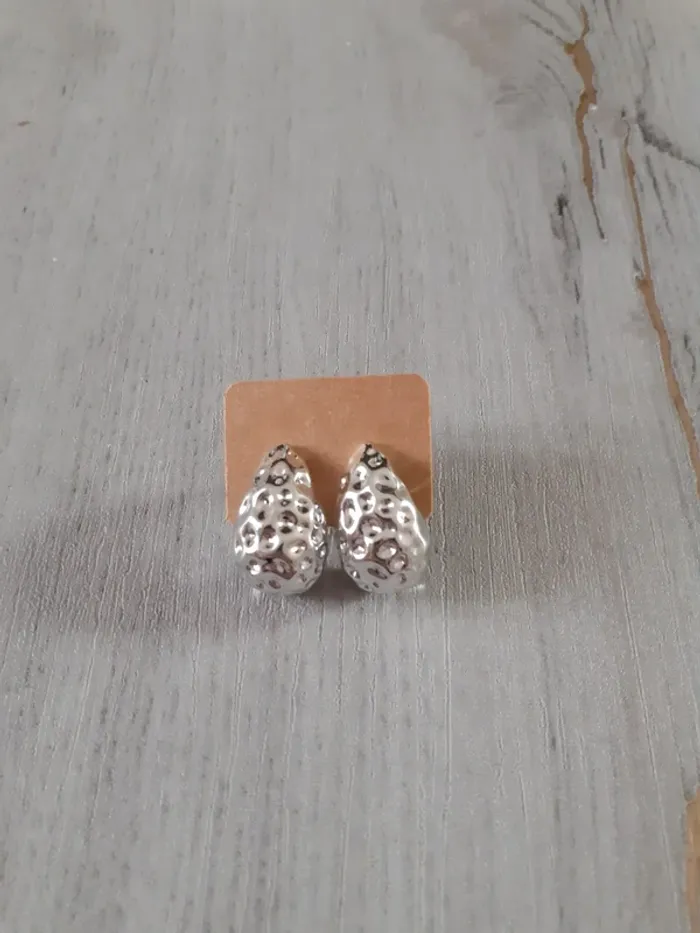 Boucles d'oreilles gouttes d'eau
