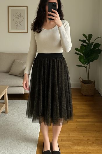 Jupe en tulle à paillettes Molly Bracken – Taille unique (34 à 38)