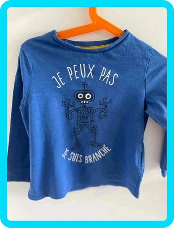 Beau t-shirt manches longues 5 ans DPAM