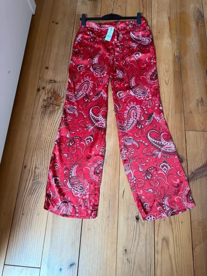Superbe pantalon jambes larges neuf avec étiquette Etam 🌸 40 - photo numéro 6