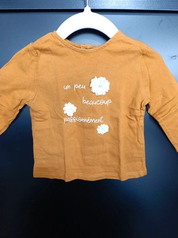 Tee shirt manches longues 6M
