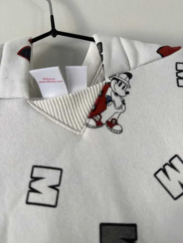 👕 Pull -sweat à capuche - orchestra Disney - Mickey - 4 ans - très bon état - photo numéro 12