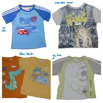 Lot T-shirts 18-24 mois