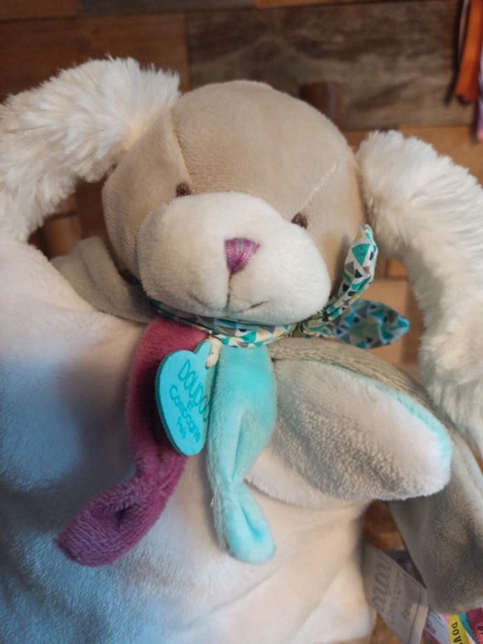 Doudou marionnette chien toopi doudou et compagnie tbe - photo numéro 6