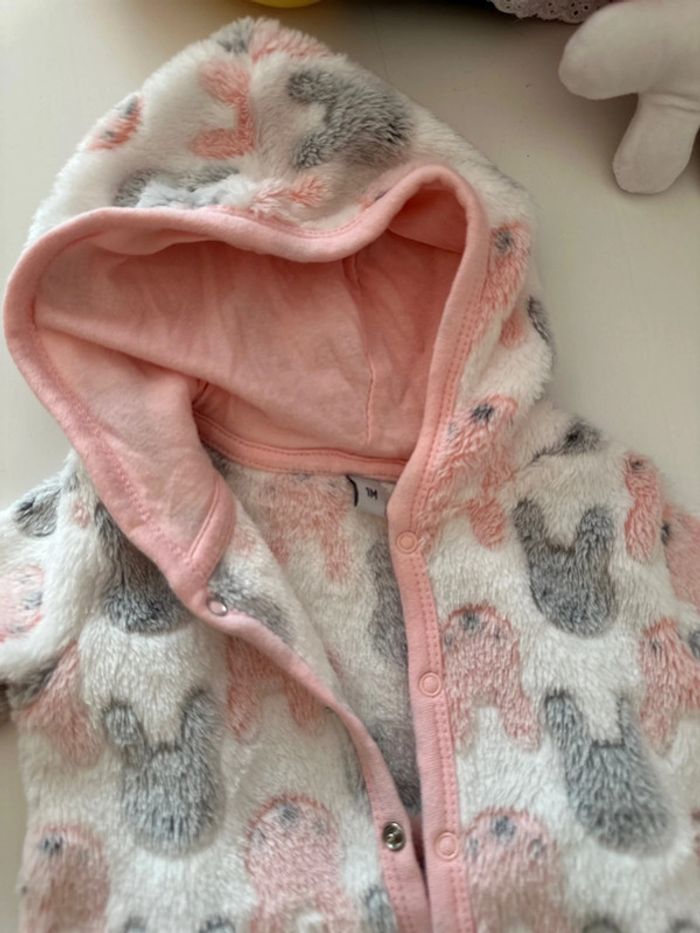Survêtement bébé 1 mois matière polaire douce et chaude - photo numéro 4