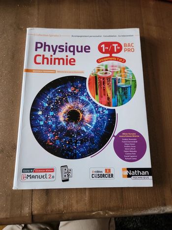 Livre : Physique chimie
