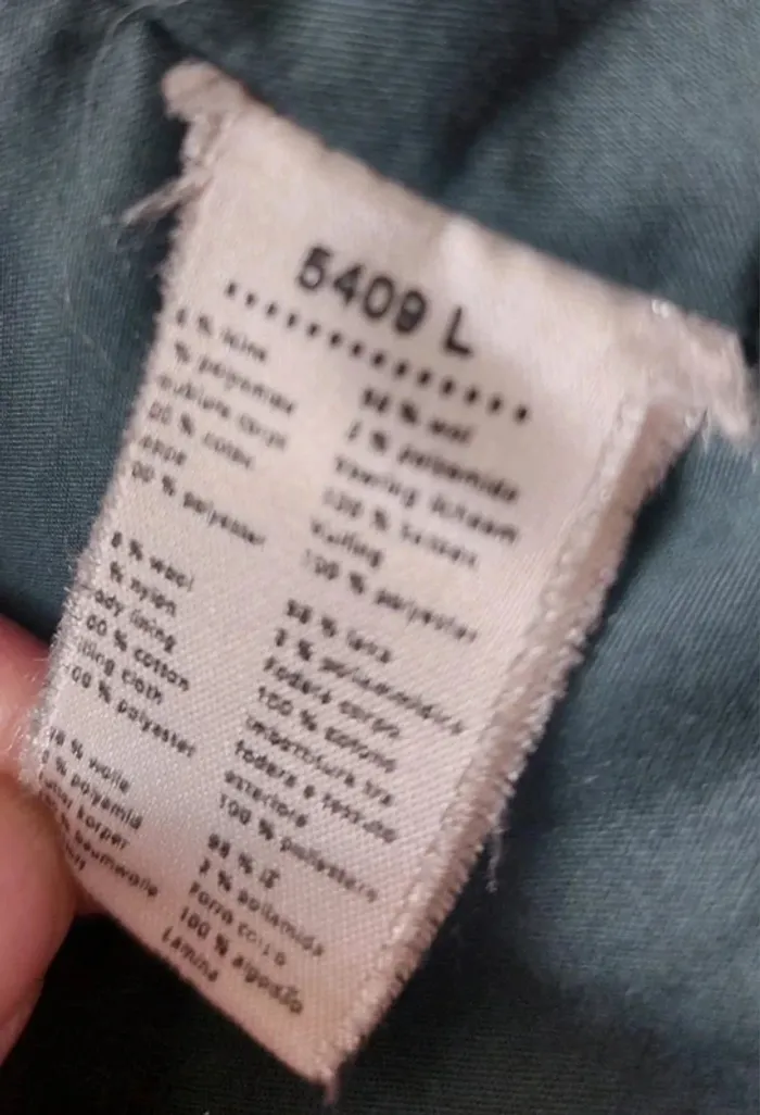Veste vintage grise avec boutons dorés - photo numéro 12