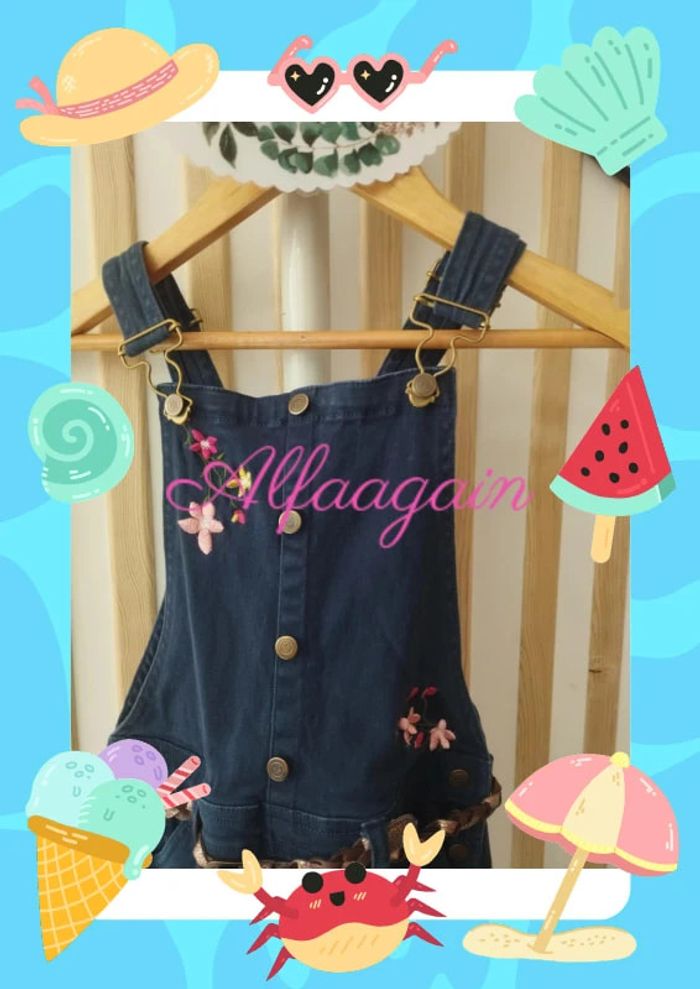 Robe salopette Lili marelle 8ans - photo numéro 2