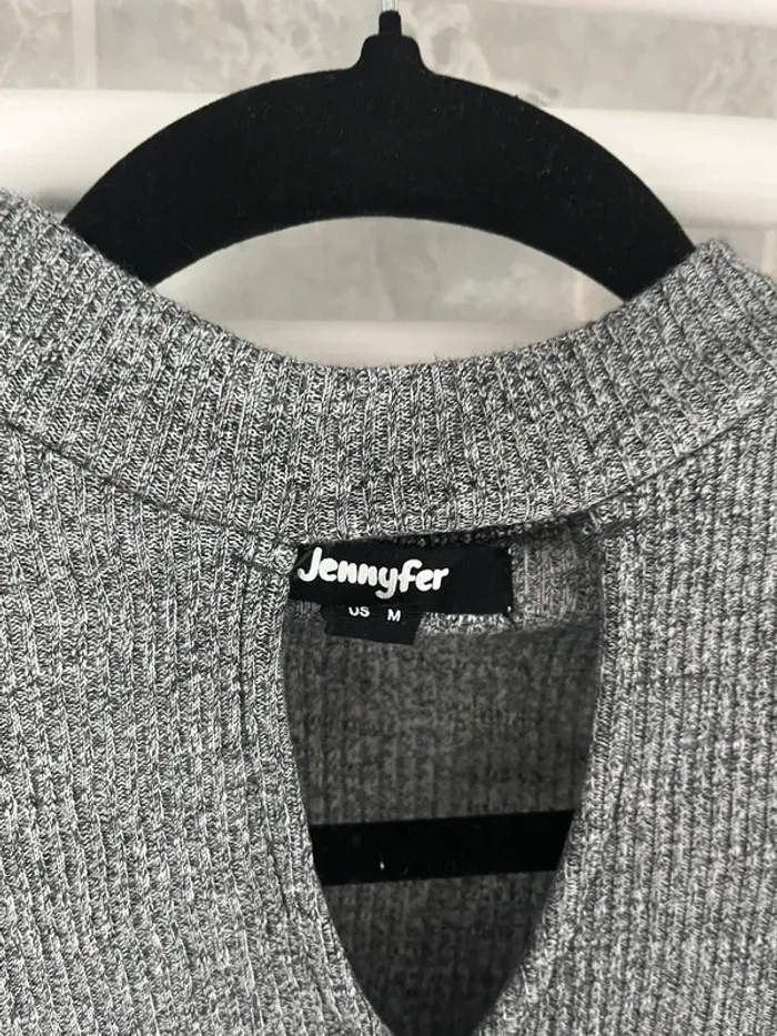 top gris femme medium jennyfer - photo numéro 4