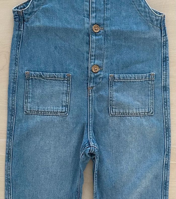Salopette en jeans h&m 12 mois 80 cm - photo numéro 3