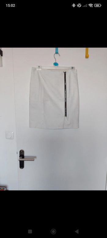 Jupe blanche classique