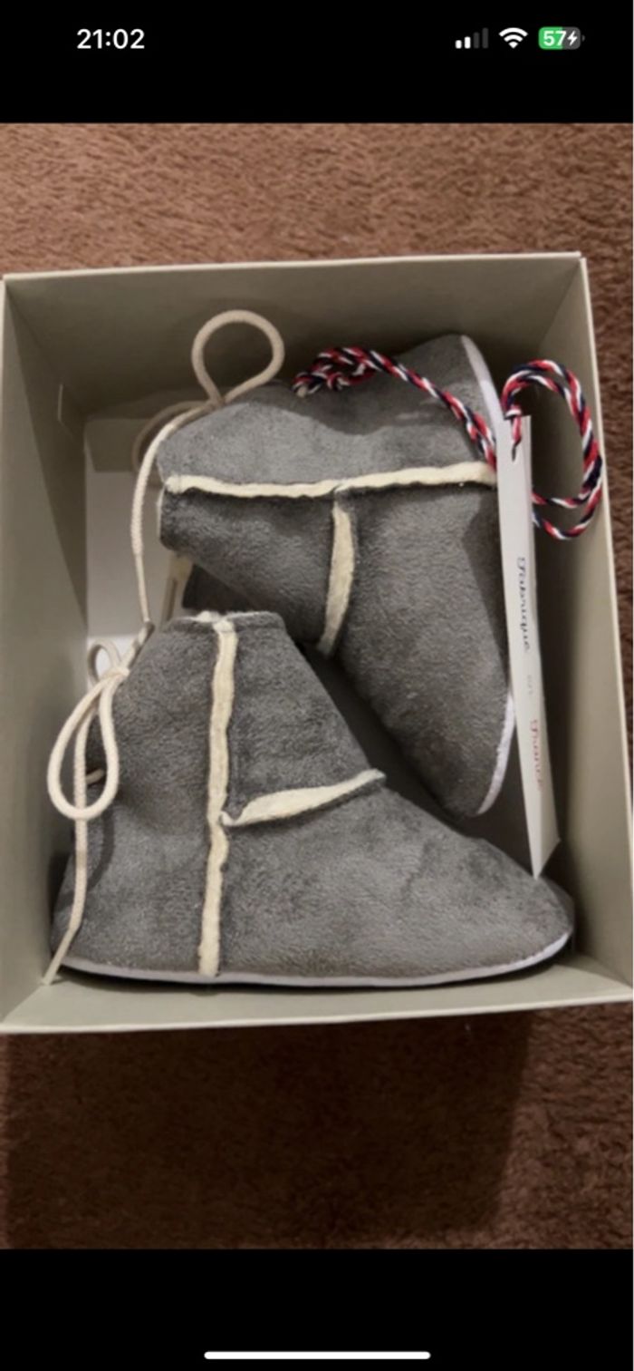 Chaussons/ bottines tartine et chocolat - photo numéro 2