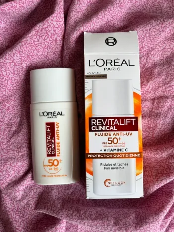 Fluide anti uv revitalift clinical