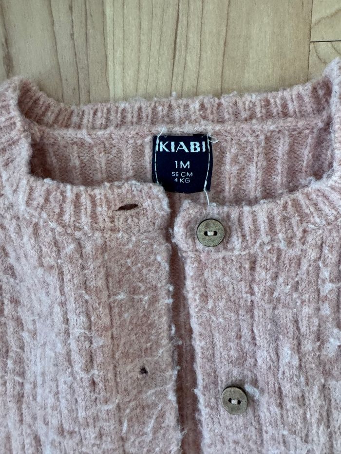 Combinaison rose en laine - photo numéro 2