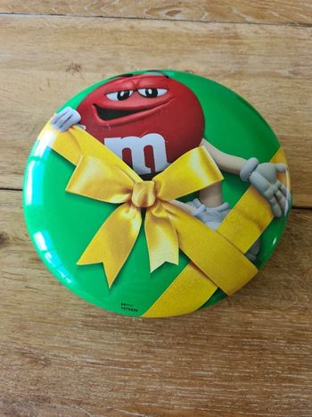 Boite métal ronde M&M's