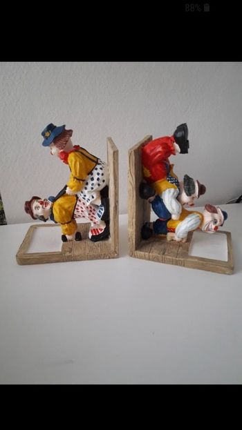 Porte livres clown neuf
