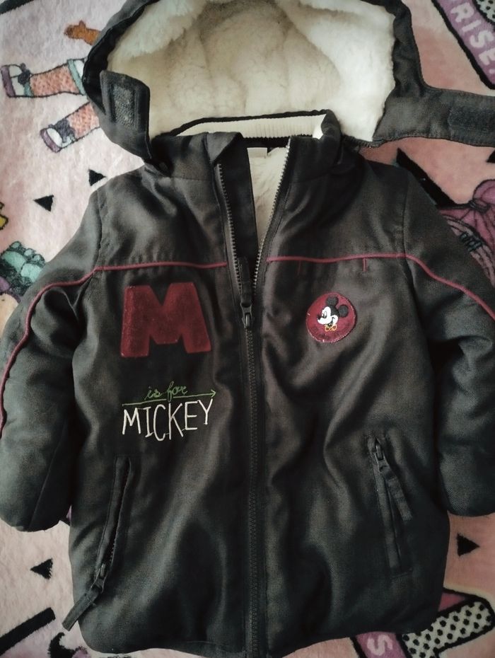 Blouson hiver garçon Mickey 9m - photo numéro 3